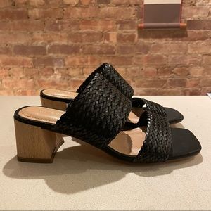 Sincerely Jules Woven block heel sandal